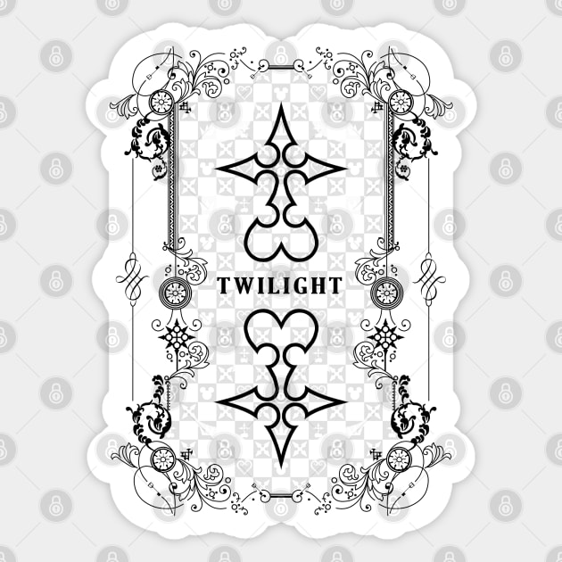 Twilight - Kingdom Hearts - Light Sticker by Anrui